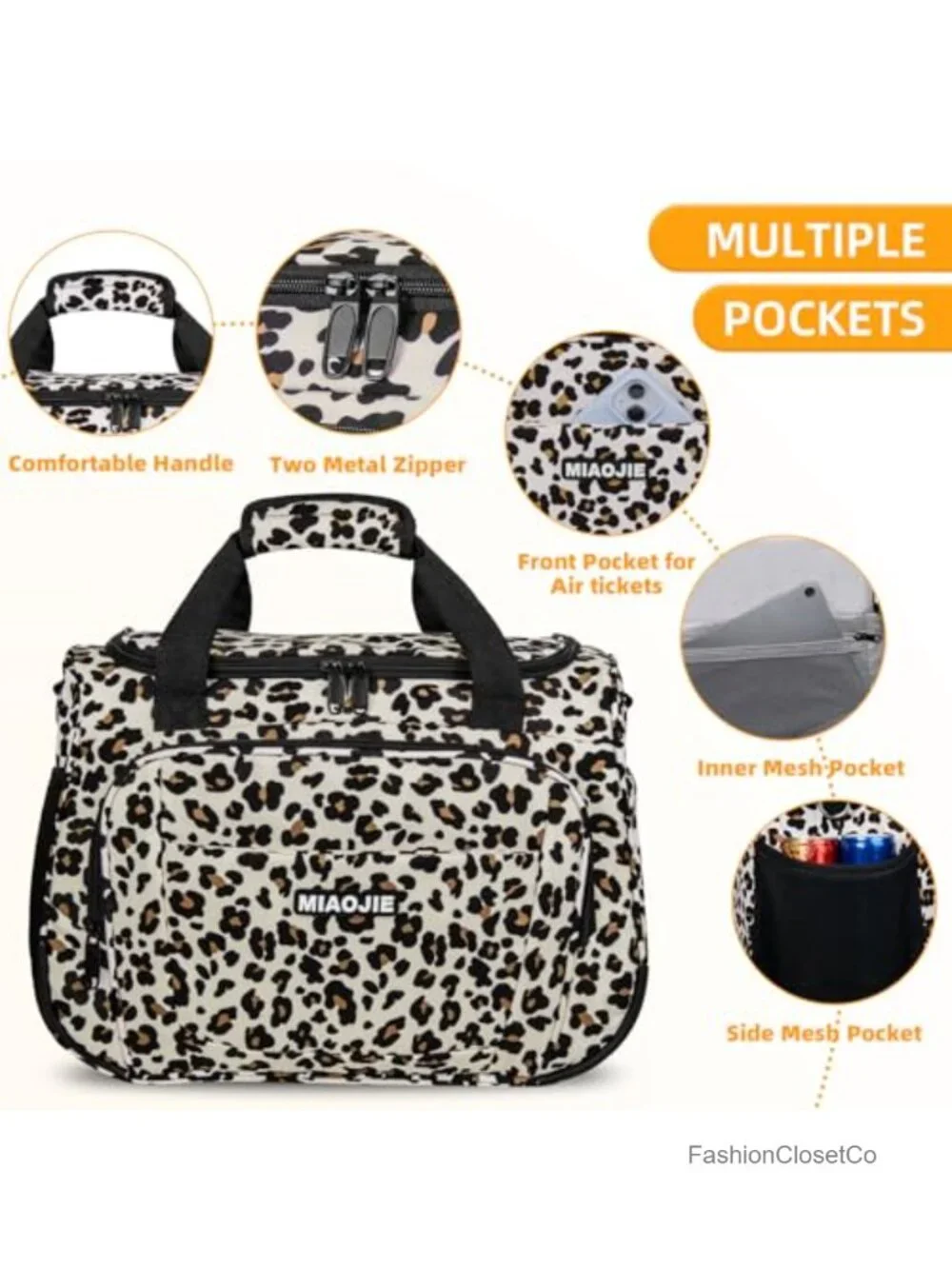 Lightweight Softside Carry On Travel Duffle Bag 23L Oxford Cloth Waterproof